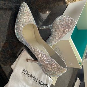 Benjamin adams ivory sparkle shoes
